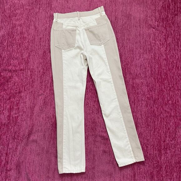 Reformation Cynthia Tonal Reworked High Rise Straight Jeans Clay Wash Size 26 - Picture 5 of 13